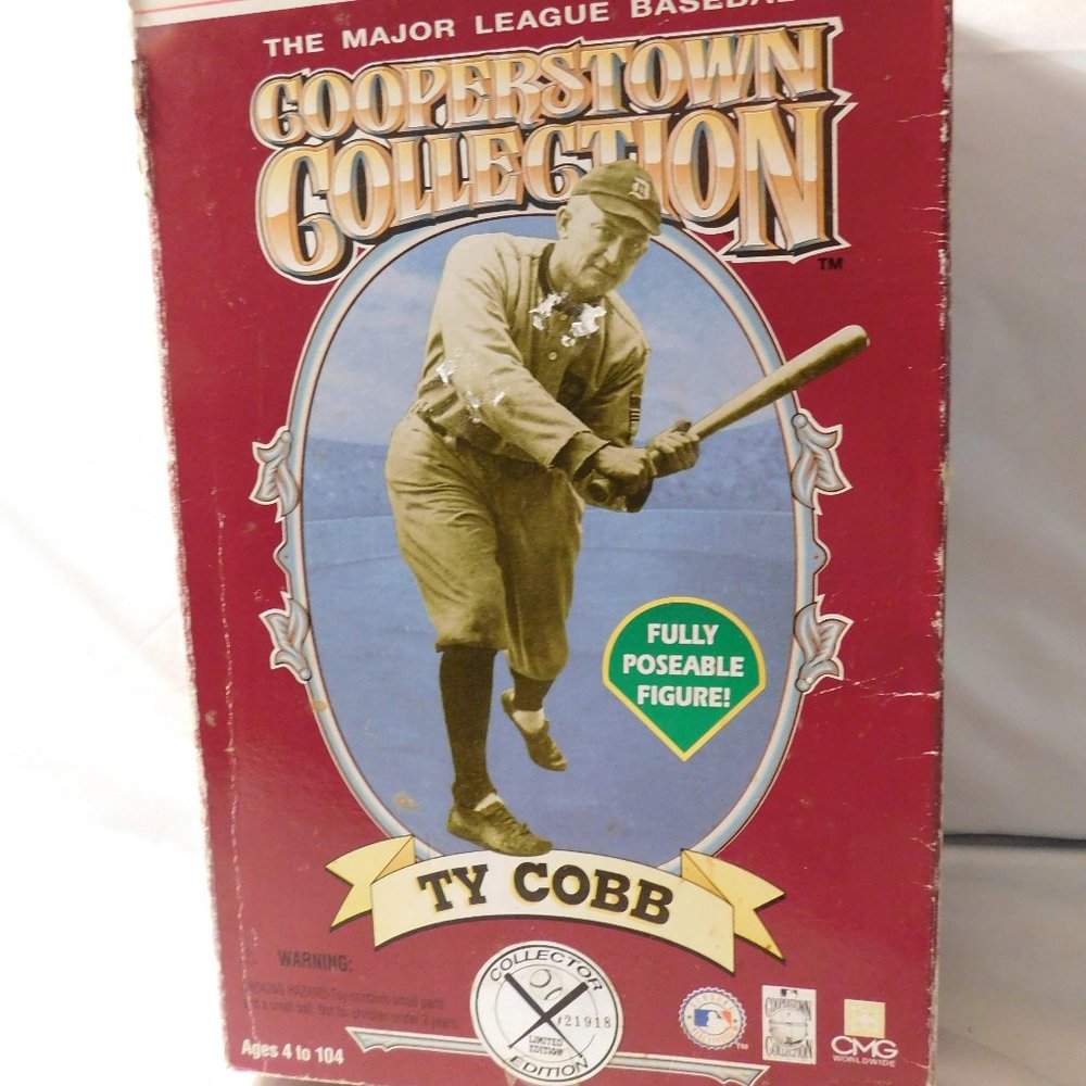 Ty Cobb MLB Starting Lineup Cooperstown Collection Collectible Figure 1996